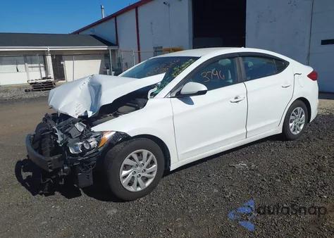 2017 Hyundai Elantra Se из США, поврежденный, VIN 5NPD74LF1HH174839